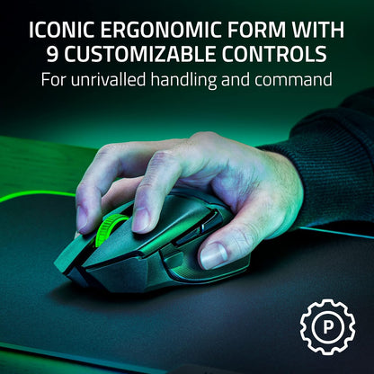 Razer RZ01-04870100-R3U1 Basilisk V3 X Hyperspeed Gaming Mouse - Wireless RGB
