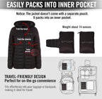 Spyder SY-PCK101 Women's Packable Lightweight Puffer Jacket