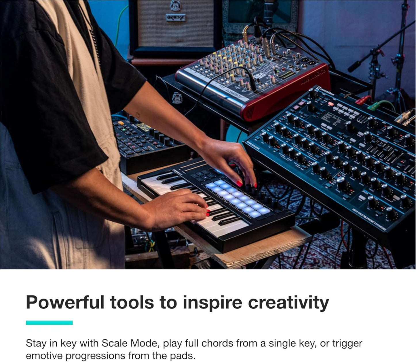 Novation AMS-LAUNCHKEY-MINI25-MK4 Launchkey Mini 25 MIDI Controller