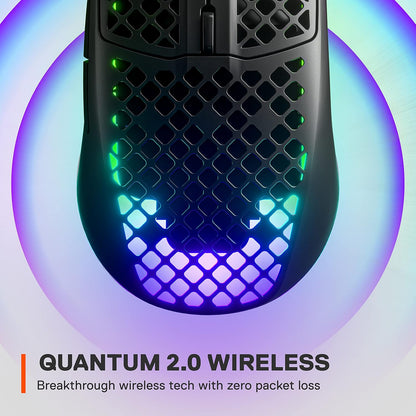 SteelSeries 62612 Aerox 3 Wireless Gaming Mouse - Onyx
