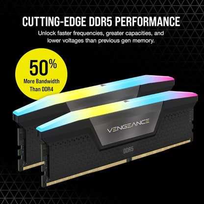 Corsair VENGEANCE RGB CMH32GX5M2D6000C36 32GB DDR5 6000MHz RAM