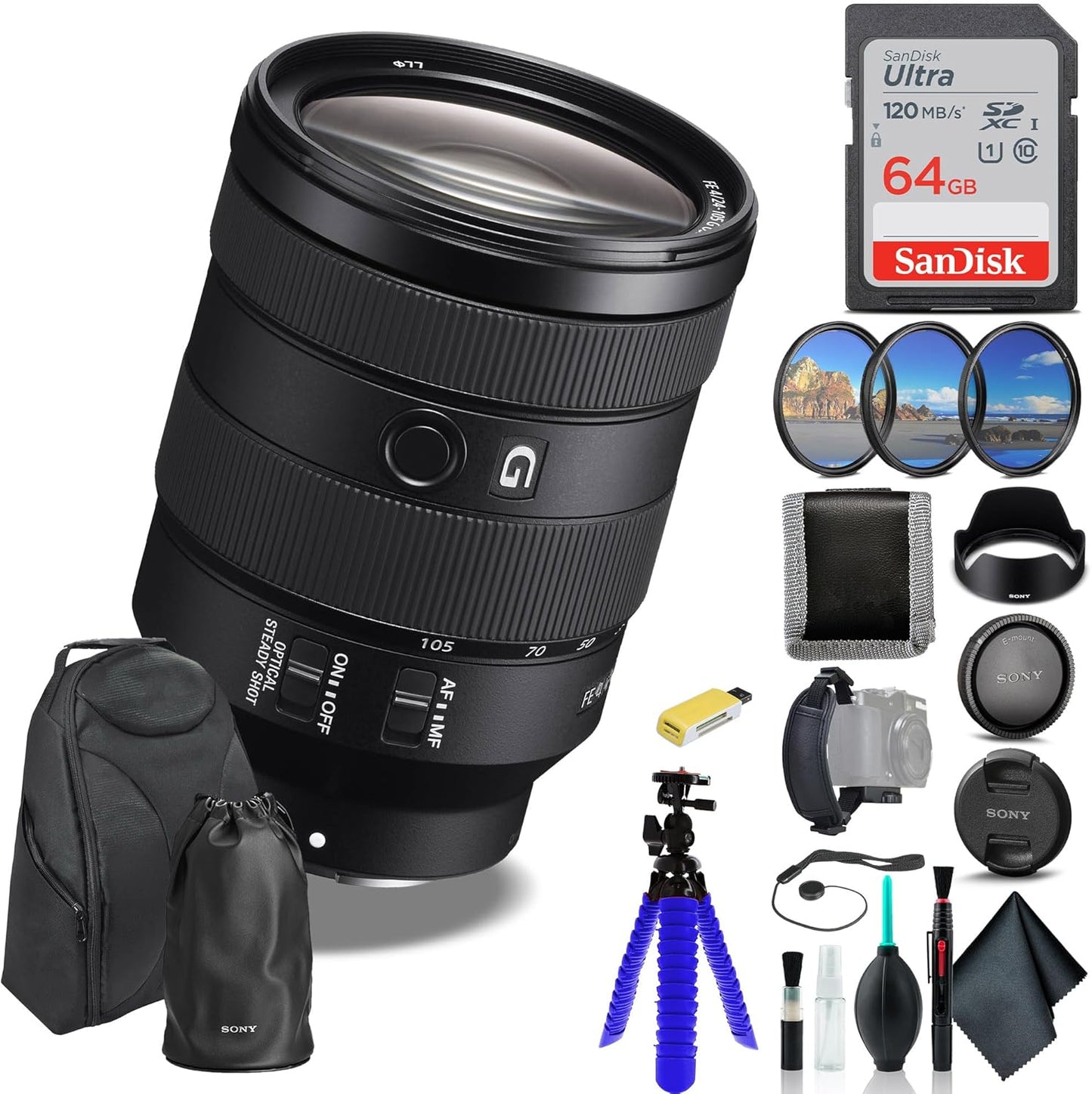 Sony SEL24105G/2 FE 24-105mm f/4 Lens Kit