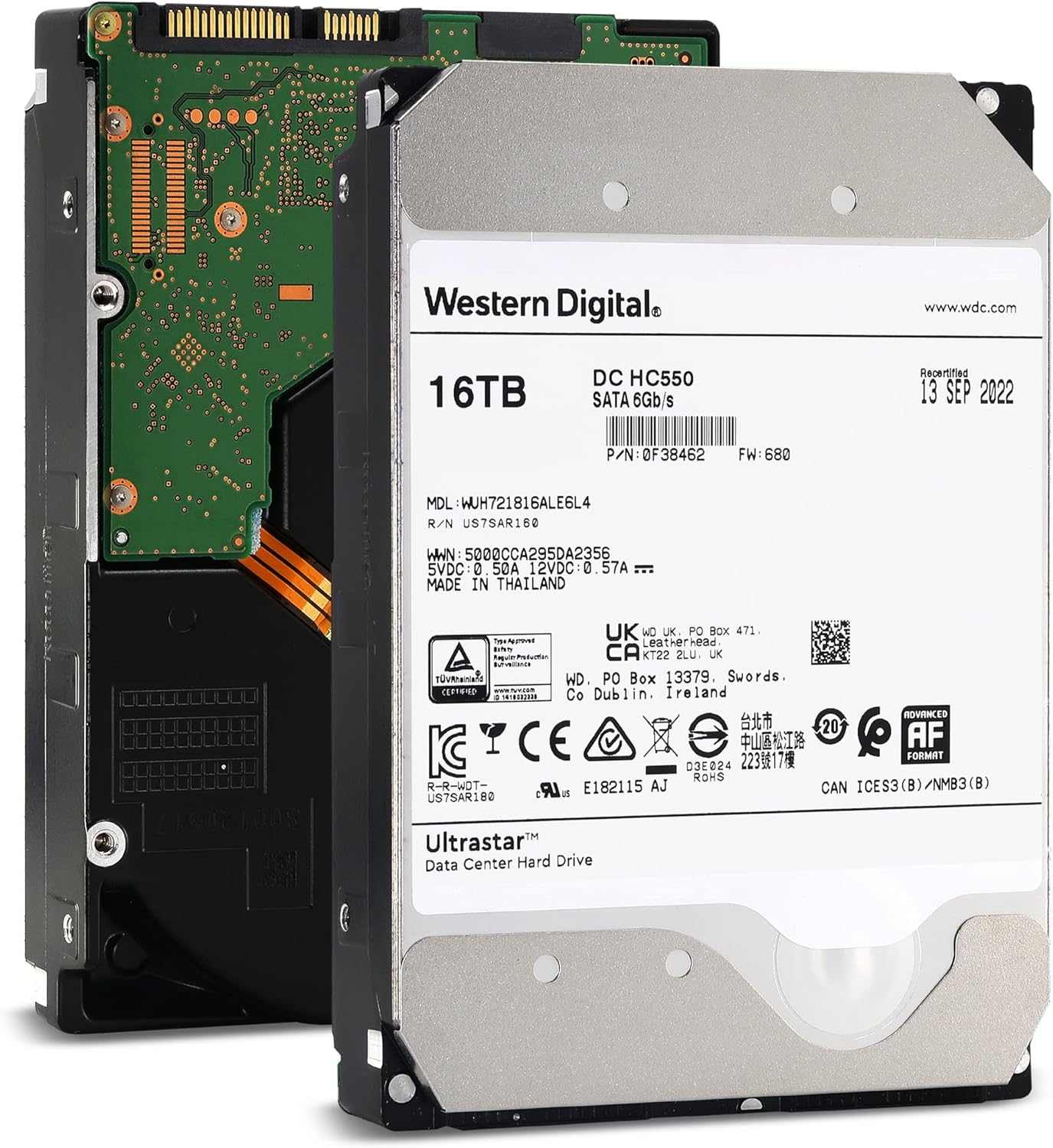 Western Digital WUH721816ALE6L4 16TB Ultrastar Enterprise HDD Renewed