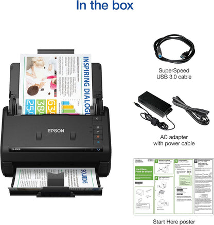 Epson ES-400II Workforce Desktop Document Scanner (Renewed)
