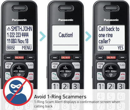 Panasonic KX-TGF944B Cordless Phone 4 Handsets