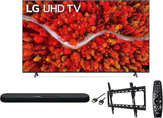 LG 86UP8770 86" 4K Smart UHD TV Bundle