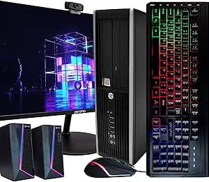 HP EliteDesk 8200 Desktop: i5, 16GB, 512GB SSD + 24" LCD (Renewed)