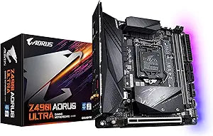 Gigabyte Z490I AORUS ULTRA Intel LGA1200 Mini-ITX Motherboard — main product image