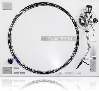 Reloop AMS-RP-7000-LTD Quartz DJ Turntable Silver
