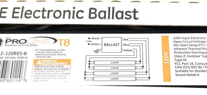 GE 4316860114 120V Electronic Fluorescent Light Ballast