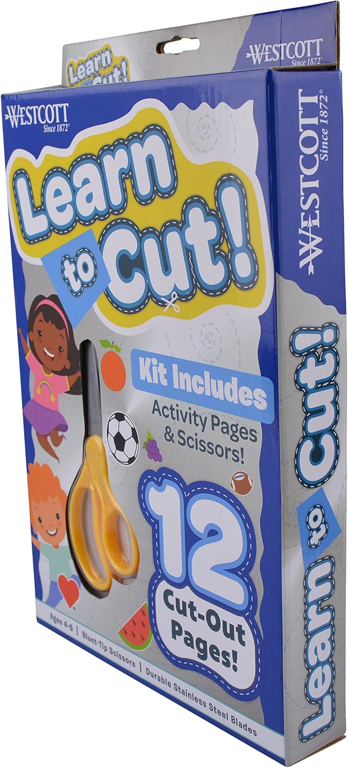 Westcott 17977 Kids Learn-to-Cut Activity Kit