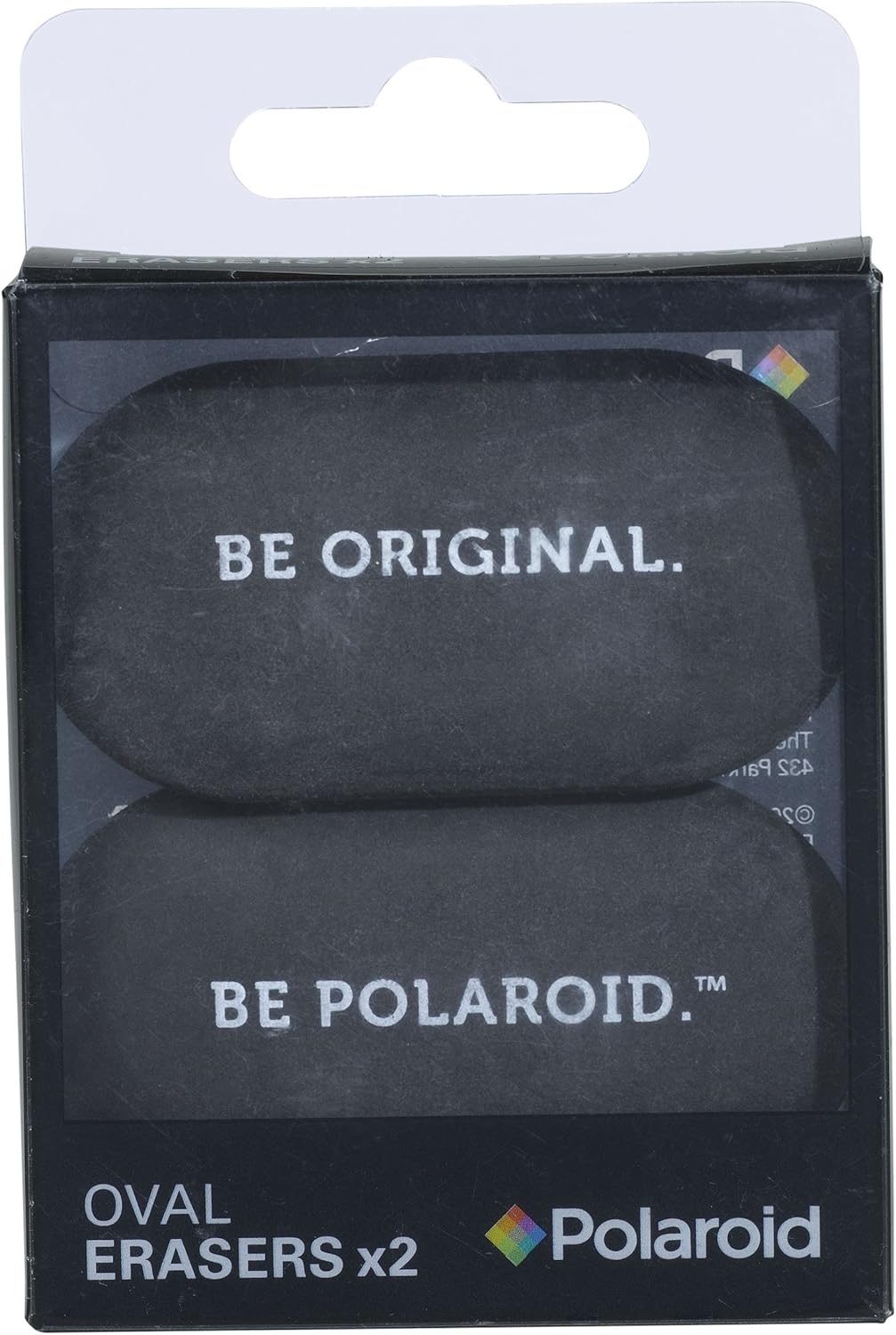 Polaroid POL130 Oval Erasers Set Black
