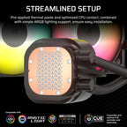Corsair CW-9060092-WW Nautilus 240 RS ARGB Liquid CPU Cooler