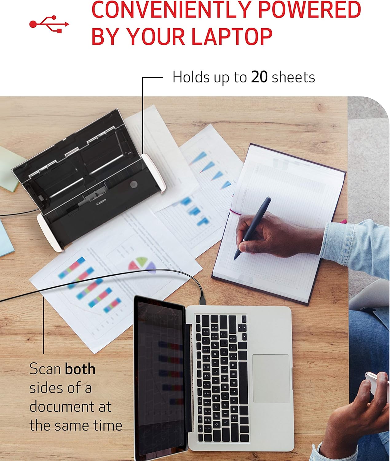 Canon 4861C001 imageFORMULA R10 Portable Scanner