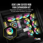 Corsair CO-9051001-WW iCUE LINK QX120 RGB 120mm Single Fan