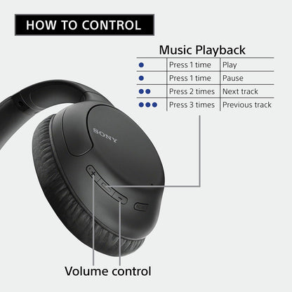 Sony CRT3SNWHCH710NB Wireless Noise-Canceling Headphones (Renewed)