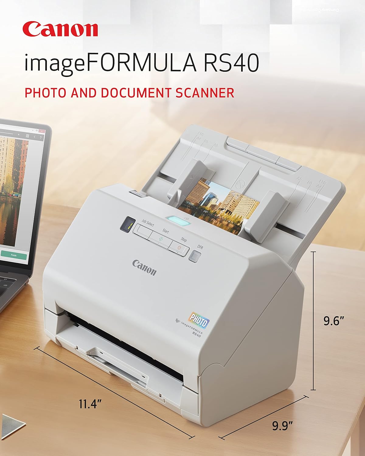 Canon RS40 imageFORMULA Photo/Document Scanner - ADF