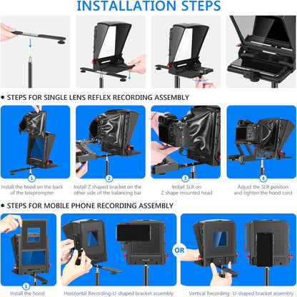 Neewer 10098293 X1 Mini Teleprompter