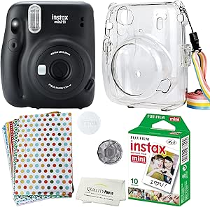 Fujifilm Instax Mini 11 Camera Bundle Charcoal Grey