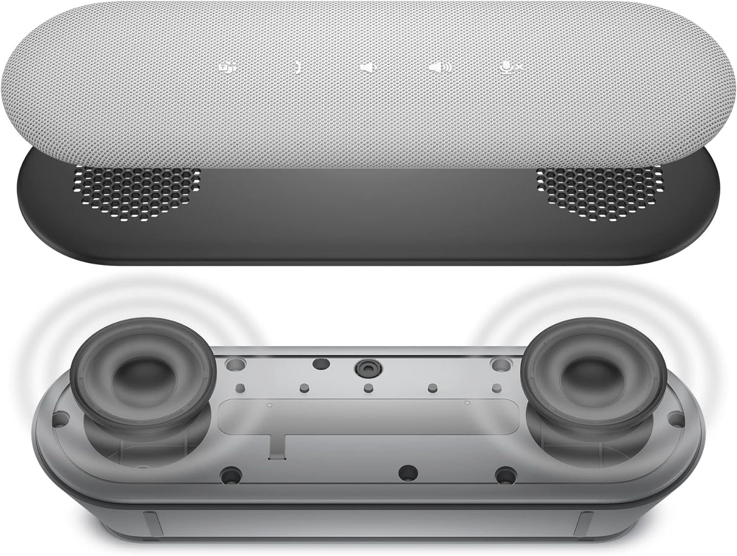 Dell SP3022 USB Speakerphone Mini Soundbar Platinum