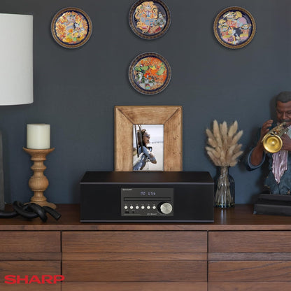 Sharp CD-BH10 Retro Bluetooth Micro Component System