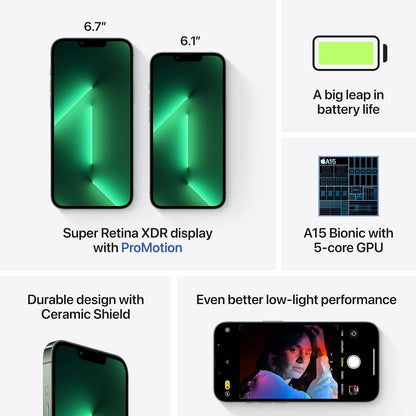 Apple 14 Pro Max 256GB Alpine Green Verizon Renewed