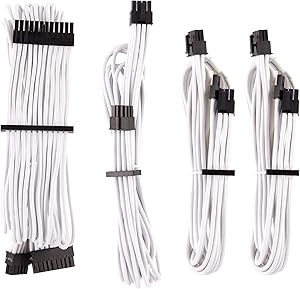 Corsair CP-8920217 Premium PSU Cable Starter Kit White — main product image