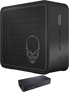 Intel BXNUC9i5QNX1-4387-10752 NUC Mini PC: i5, 16GB, 256GB SSD, Win 10 Pro + Dock