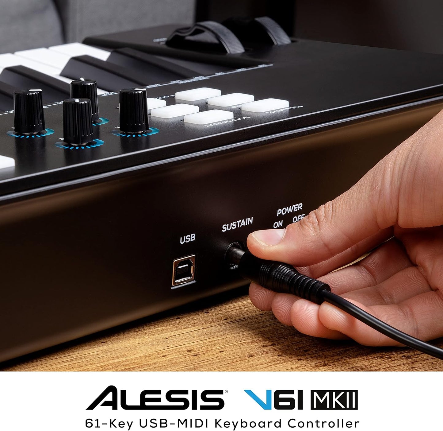 Alesis V61 MKII USB MIDI Keyboard Controller - 61 Velocity Keys