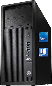 HP Z240 Workstation i7-6700 8GB 512GB SSD Win 10 Pro Renewed