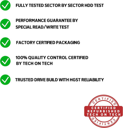 Hitachi HUH728080ALE604 Renewed 8TB SATA HDD