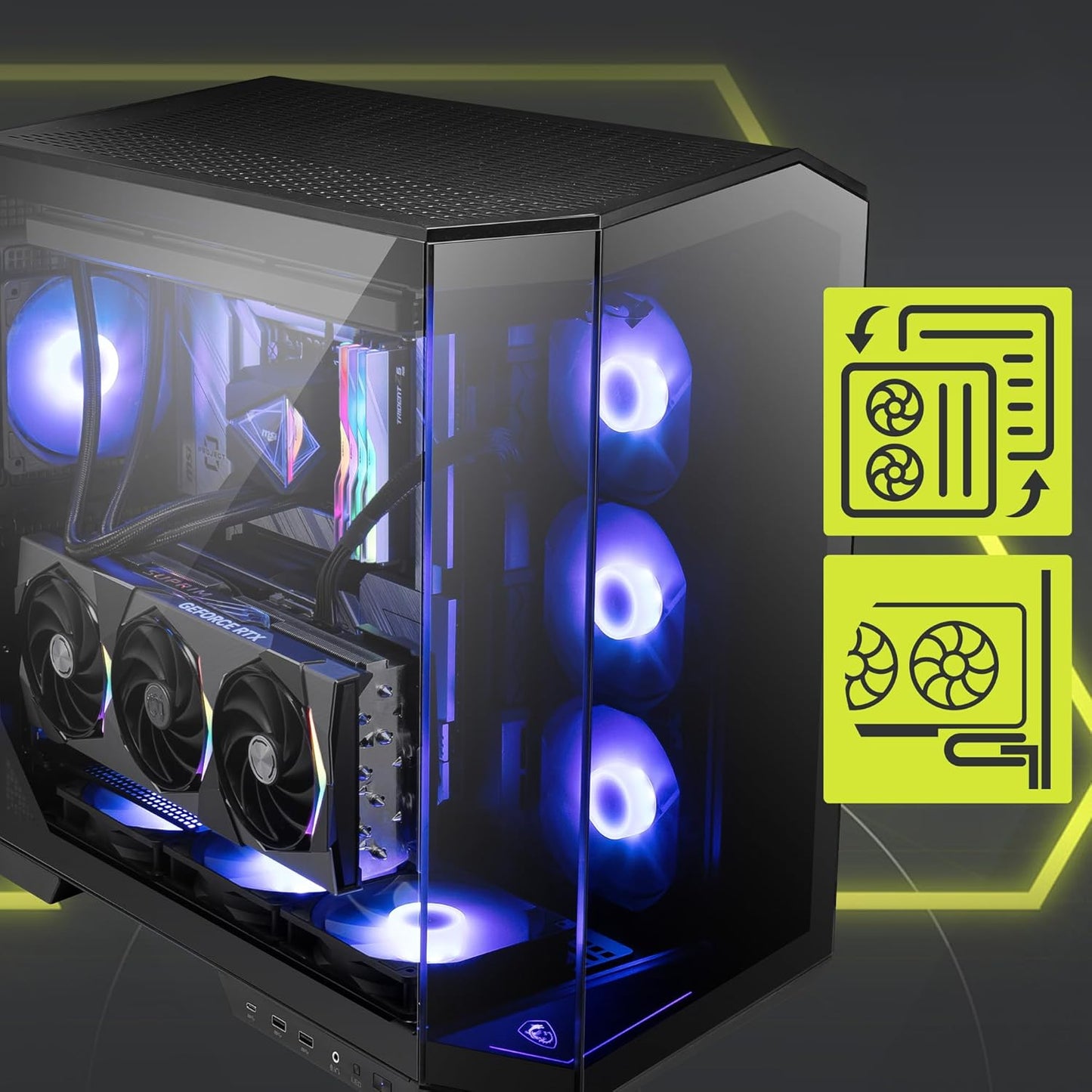 MSI MAG PANO 100R PZ Mid-Tower Gaming Case