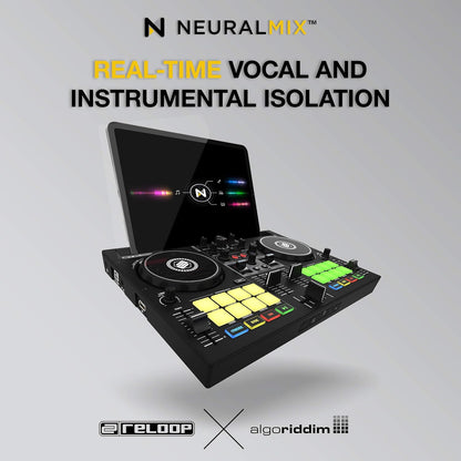 Reloop AMS-BUDDY 2-Channel DJ Controller iOS/PC