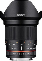 Rokinon RK20M-C 20mm f/1.8 Wide Angle Lens Canon EF