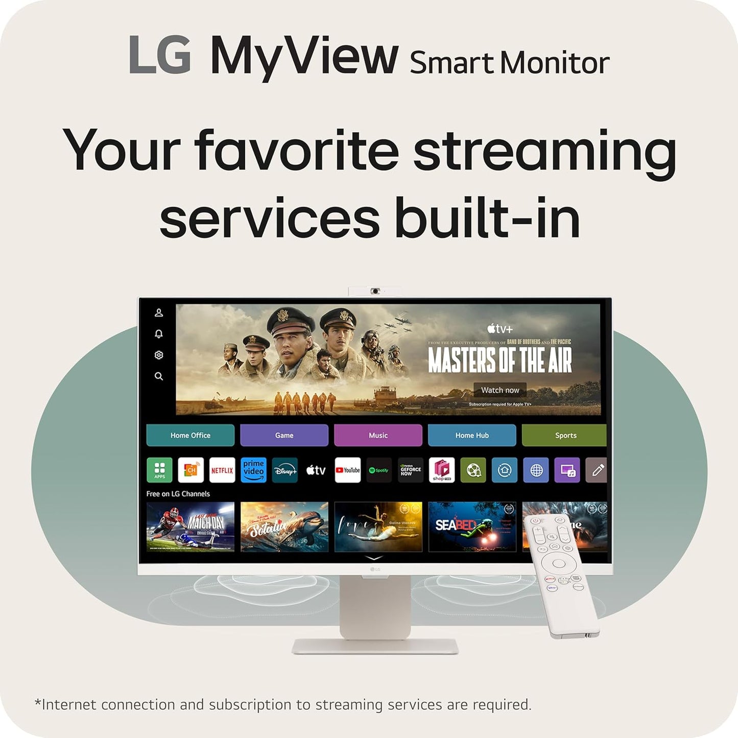 LG 32SR85U-W.AUS 32" 4K UHD Smart Monitor