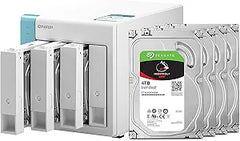QNAP 4 Bay NAS 4TB Seagate IronWolf Drives