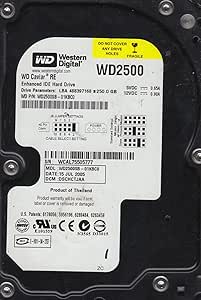 Western Digital WD2500SB-01KBC0 250GB IDE Hard Drive — main product image