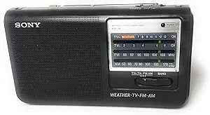 Sony ICF36 Portable AM/FM/TV/Weather Radio — main product image