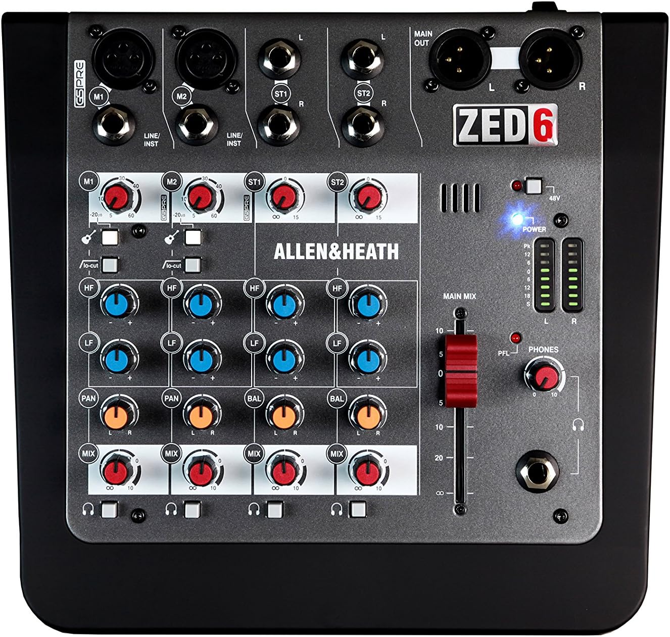 Allen & Heath AH-ZED6 Ultra Compact 6-Input Mixer