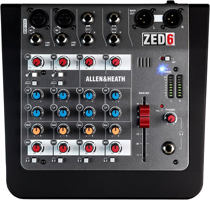 Allen & Heath AH-ZED6 Ultra Compact 6-Input Mixer