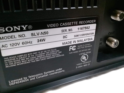 Sony SLV-N50 Hi-Fi Stereo VHS VCR Renewed