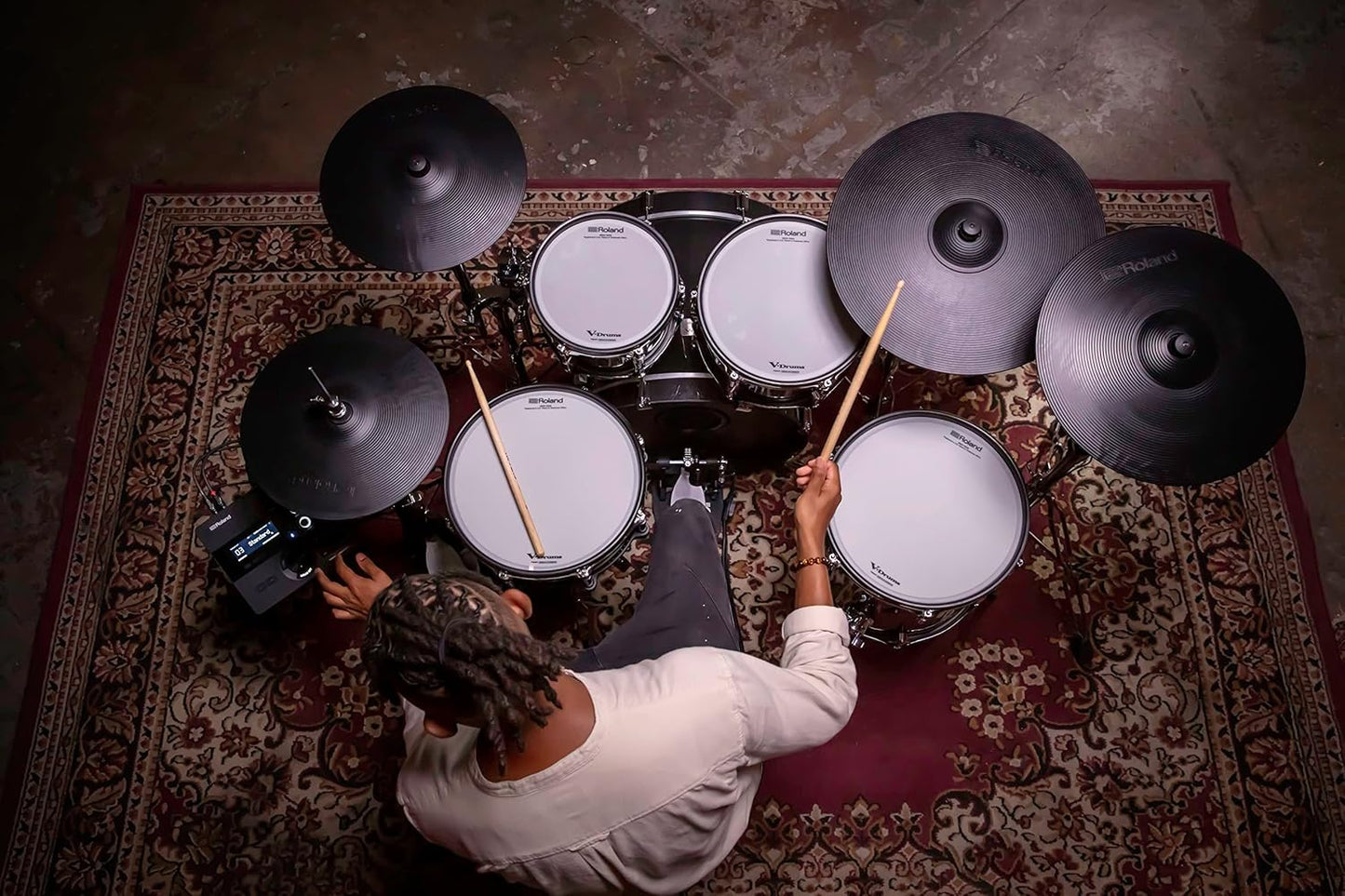Roland VAD507 V-Drums Acoustic Design Electronic Drum Kit