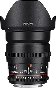 Samyang 7676 24mm T1.5 VDSLR Canon Lens