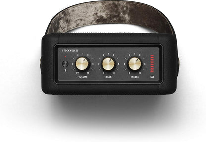 Marshall 1005544 Stockwell II Portable Bluetooth Speaker - Black & Brass