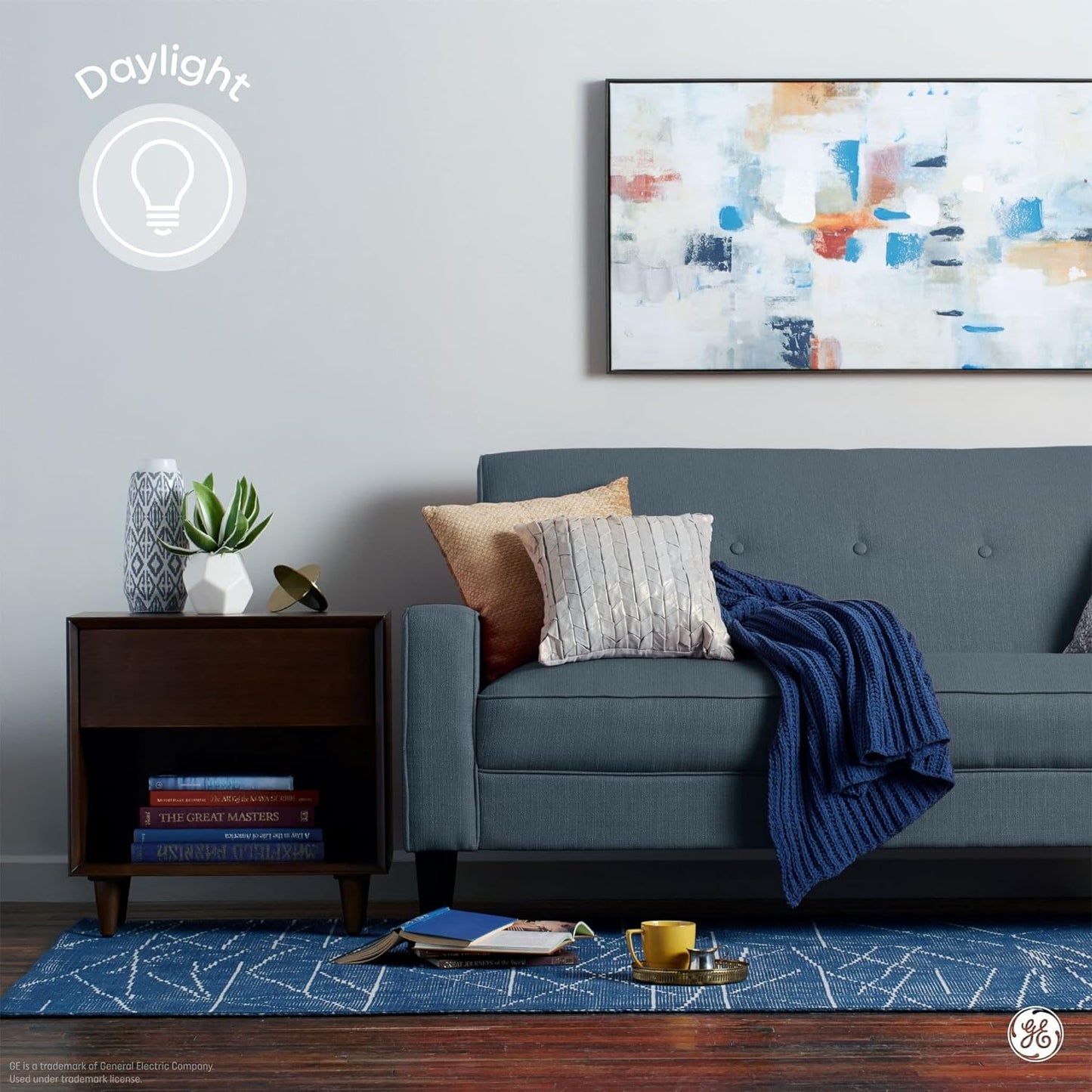 GE 37048 60 Watt Daylight LED A19 Bulbs 8-Pack