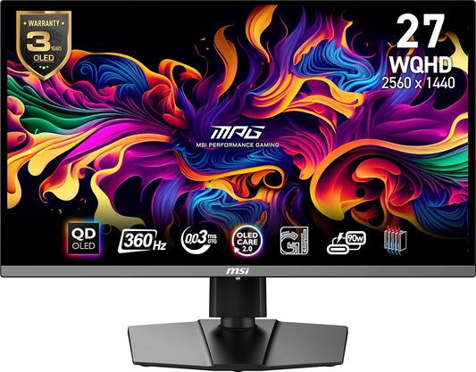 MSI MPG 271QRX QD-OLED 360Hz Gaming Monitor