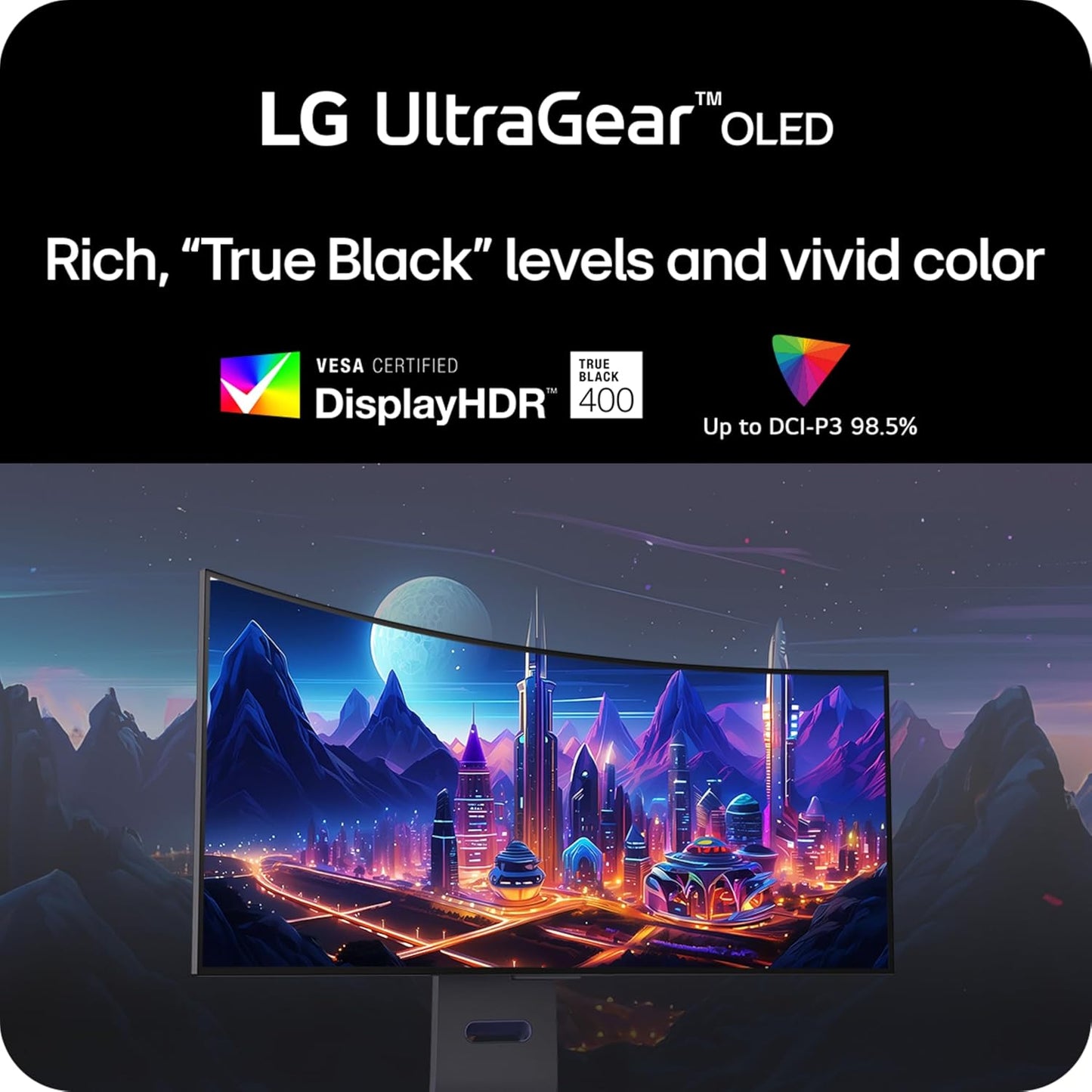 LG 34GS95QE 34" UltraGear OLED Curved Gaming Monitor