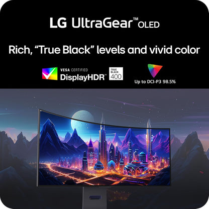 LG 34GS95QE 34" UltraGear OLED Curved Gaming Monitor