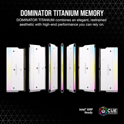 Corsair DOMINATOR TITANIUM 64GB DDR5 6600MHz RGB White