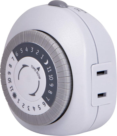 GE 15152 - 24-Hour Indoor Mechanical Outlet Timer